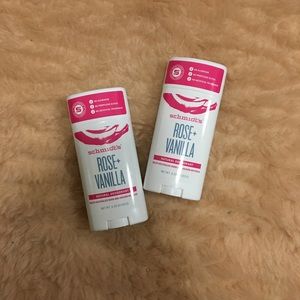 BRAND NEW SCHMIDTS DEODORANT IN ROSE+VANILLA (X2)